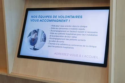 écran incrustré