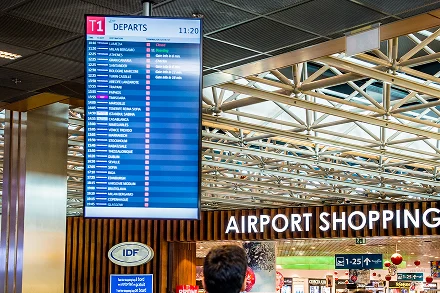 écrans dans un hôpital